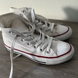 High top white Converse